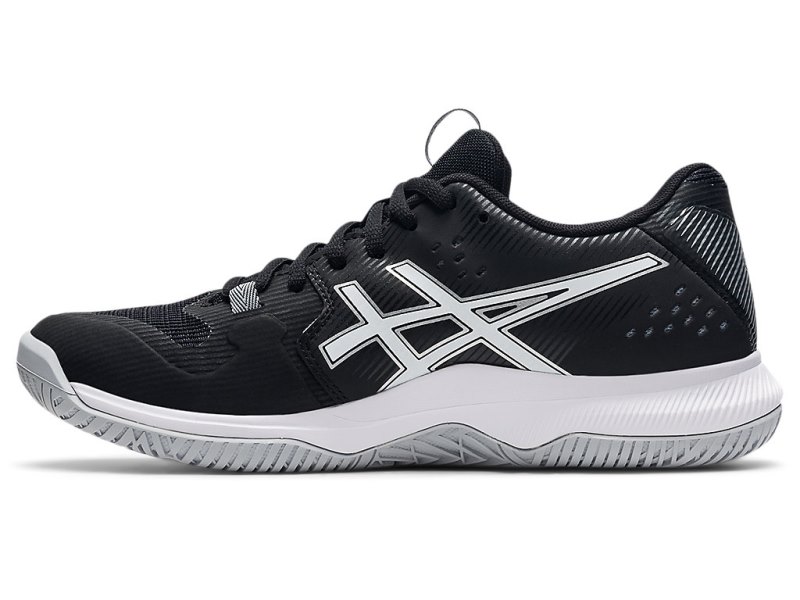 Asics Gel-tactic Odbojkarski Čevlji Ženske Črne Bele | SI6136-615