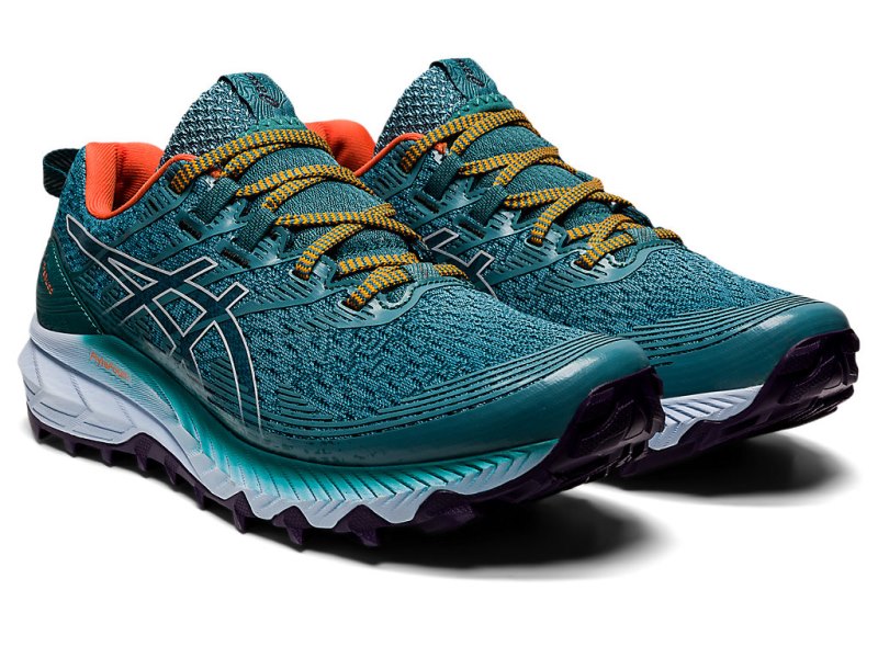 Asics Gel-trabuco 10 Tekaški Čevlji Ženske Svetlo Modre Temno Zelene | SI8747-826