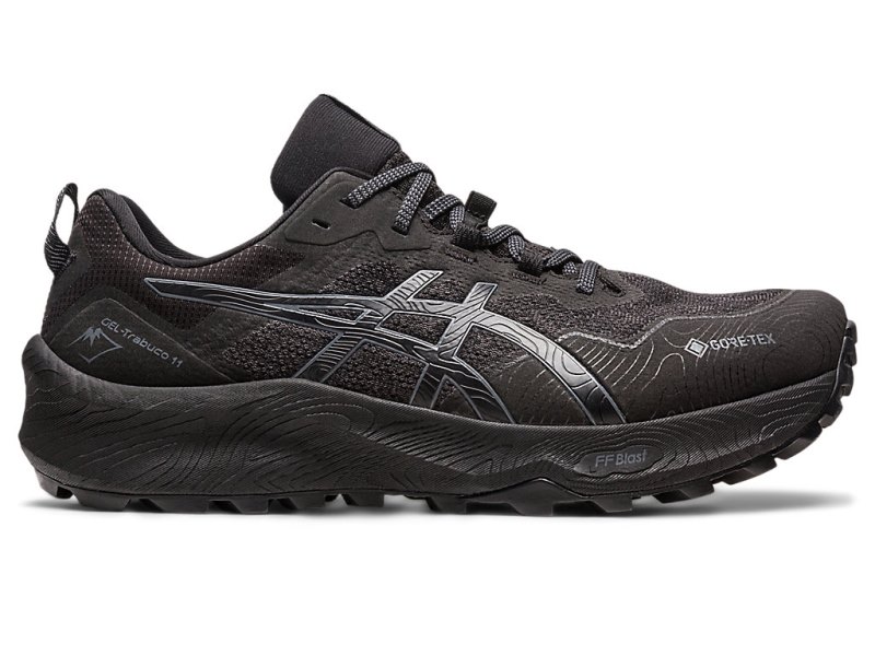 Asics Gel-trabuco 11 GTX Tekaški Čevlji Moški Črne Sive | SI4834-747