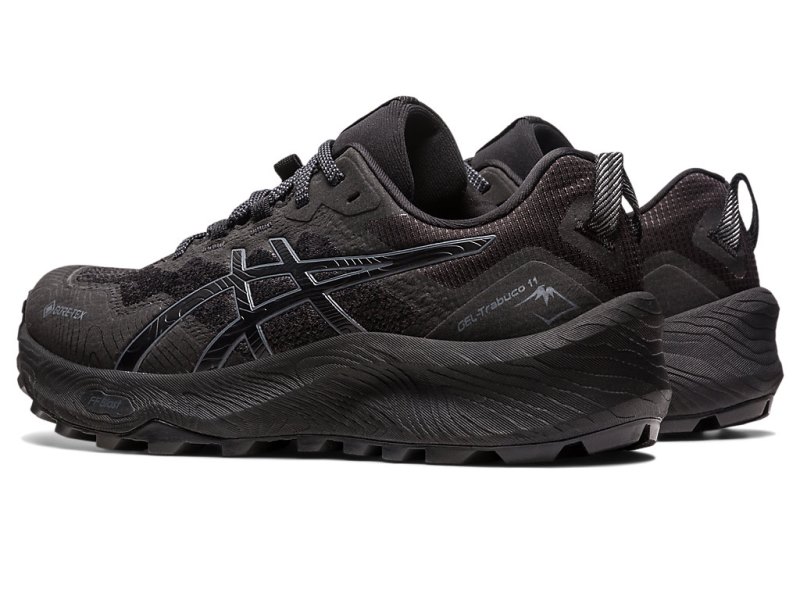 Asics Gel-trabuco 11 GTX Tekaški Čevlji Ženske Črne Sive | SI7625-216