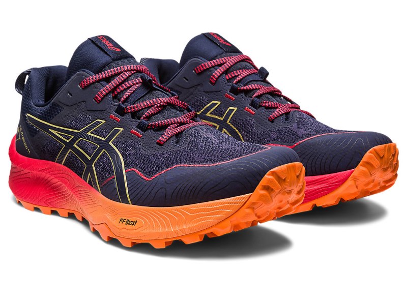 Asics Gel-trabuco 11 Tekaški Čevlji Moški Indigo Modre Olivno Zelene | SI8081-611