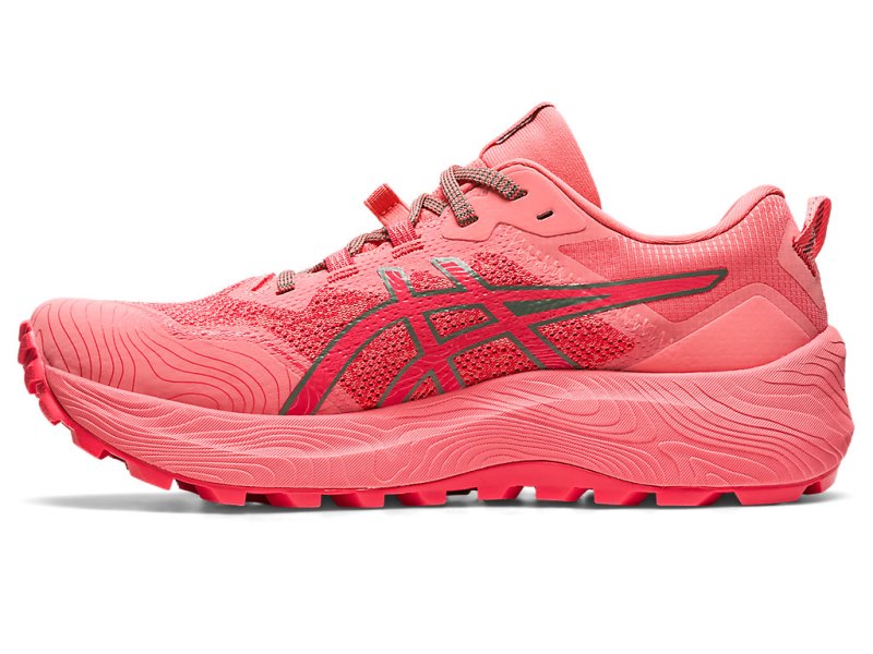 Asics Gel-trabuco 11 Tekaški Čevlji Ženske Roza Vijolične Temno Zelene | SI8605-382