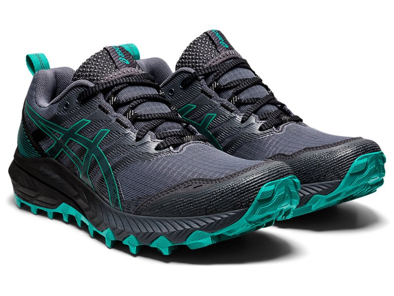 Asics Gel-trabuco 9 Tekaški Čevlji Ženske Sive Temno Turkizna | SI0347-346