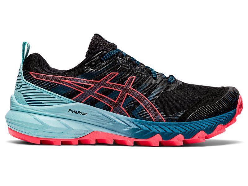 Asics Gel-trabuco 9 Tekaški Čevlji Ženske Črne Koralne | SI2170-920