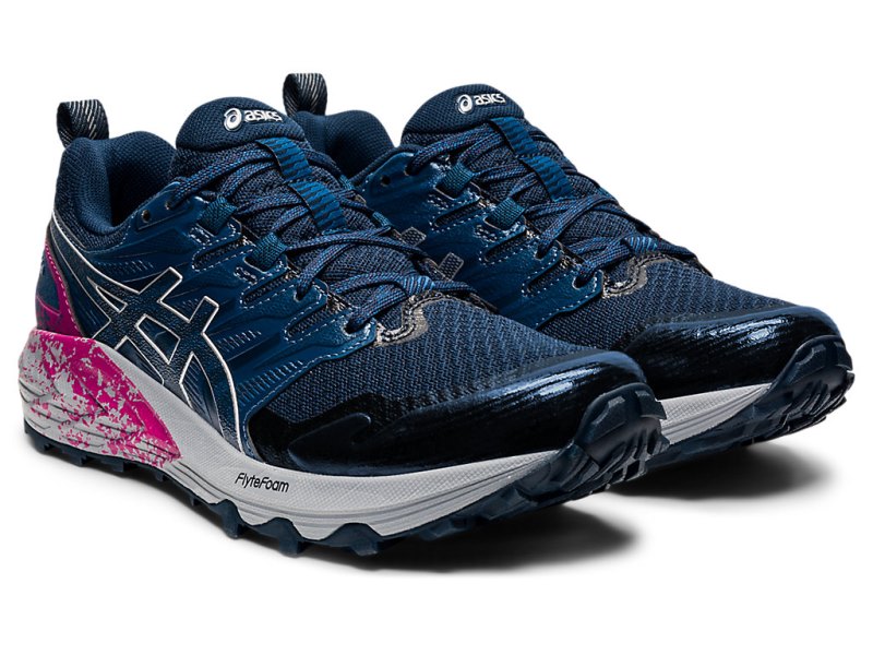 Asics Gel-trabuco Terra Tekaški Čevlji Ženske Modre Srebrne | SI8431-303