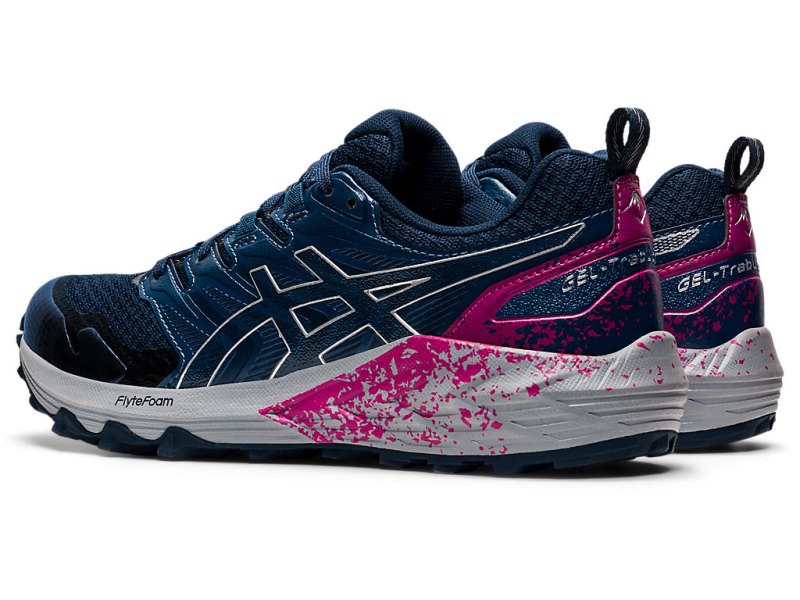 Asics Gel-trabuco Terra Tekaški Čevlji Ženske Modre Srebrne | SI8431-303