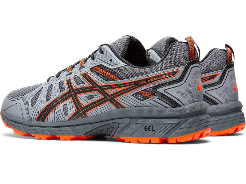 Asics Gel-ventuRE 7 (4E) Tekaški Čevlji Moški Sive Oranžne | SI4492-160