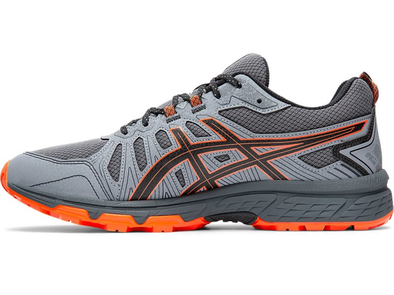 Asics Gel-ventuRE 7 (4E) Tekaški Čevlji Moški Sive Oranžne | SI4492-160