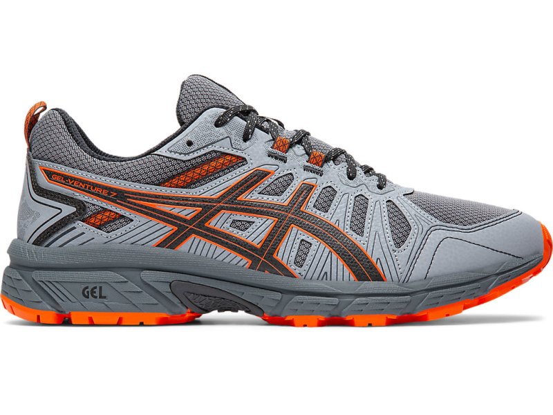 Asics Gel-ventuRE 7 (4E) Tekaški Čevlji Moški Sive Oranžne | SI4492-160