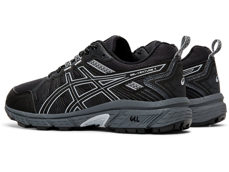 Asics Gel-ventuRE 7 (D) Tekaški Čevlji Ženske Črne Sive | SI9378-657