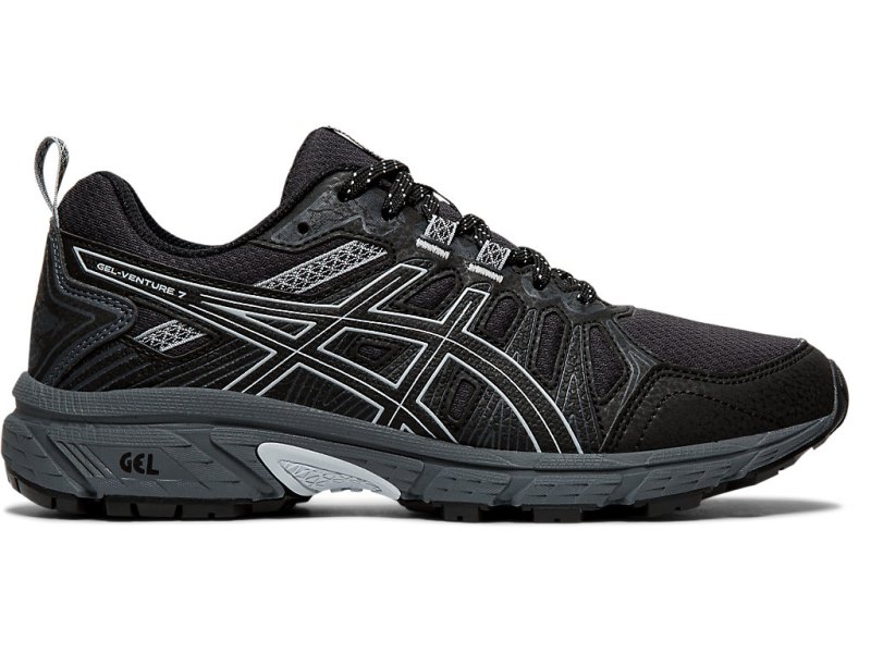 Asics Gel-ventuRE 7 (D) Tekaški Čevlji Ženske Črne Sive | SI9378-657