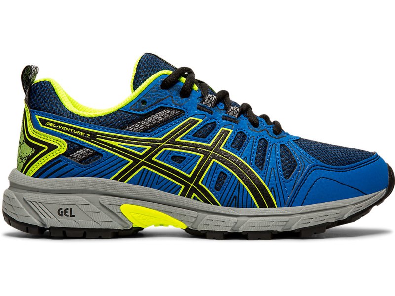 Asics Gel-ventuRE 7 Tekaški Čevlji Otroški Črne Rumene | SI1017-694