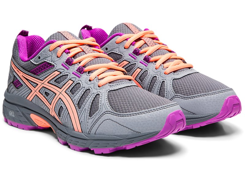 Asics Gel-ventuRE 7 Tekaški Čevlji Otroški Sive Črne | SI3573-778