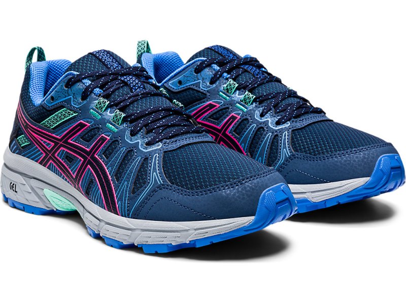 Asics Gel-ventuRE 7 Tekaški Čevlji Ženske Temno Modre Roza | SI6310-878