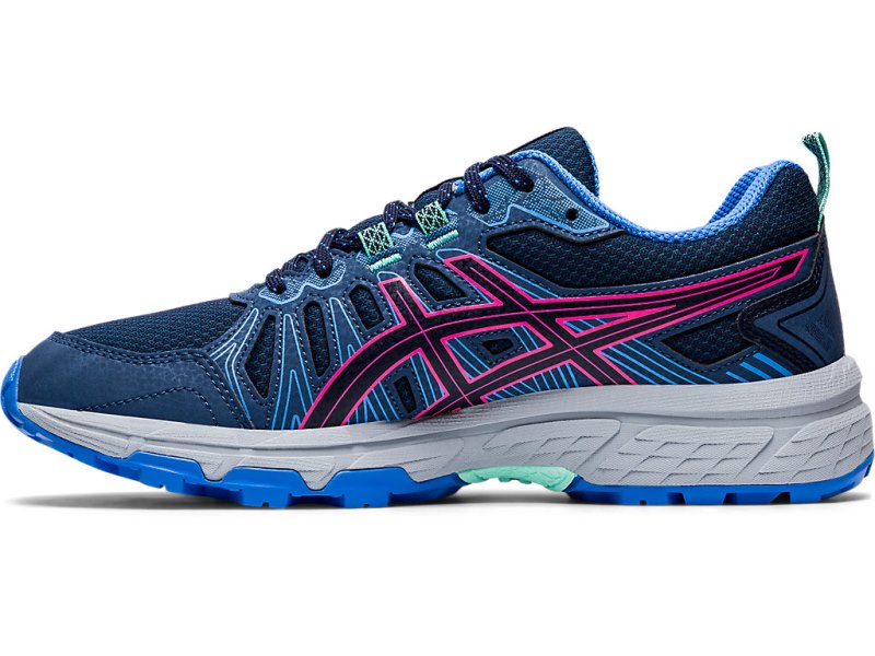 Asics Gel-ventuRE 7 Tekaški Čevlji Ženske Temno Modre Roza | SI6310-878