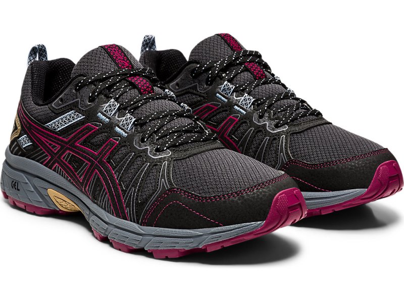 Asics Gel-ventuRE 7 Tekaški Čevlji Ženske Temno Sive Vijolične Rdeče | SI6629-143