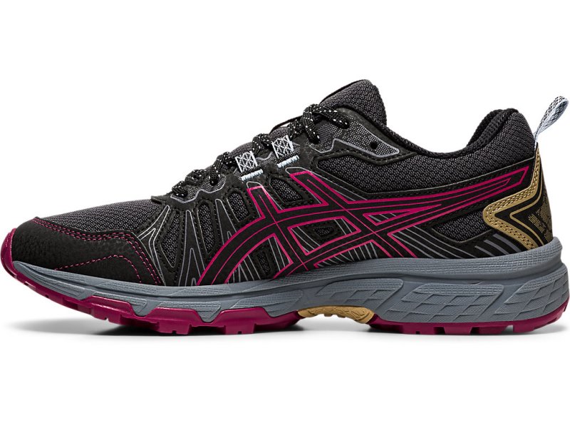 Asics Gel-ventuRE 7 Tekaški Čevlji Ženske Temno Sive Vijolične Rdeče | SI6629-143