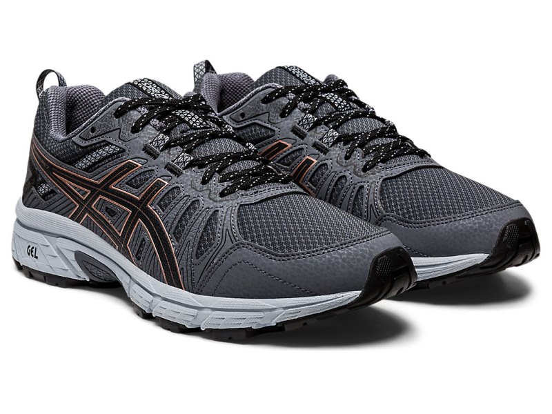 Asics Gel-ventuRE 7 Tekaški Čevlji Ženske Temno Sive Roza Zlate | SI7273-354