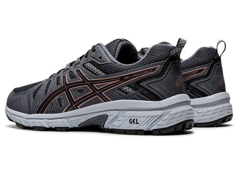 Asics Gel-ventuRE 7 Tekaški Čevlji Ženske Temno Sive Roza Zlate | SI7273-354