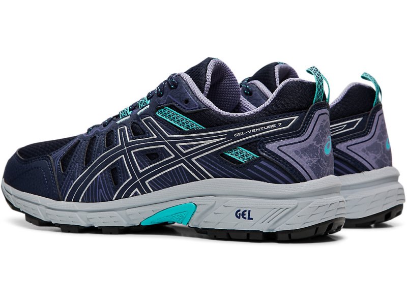 Asics Gel-ventuRE 7 Tekaški Čevlji Ženske Črne Srebrne | SI8442-321