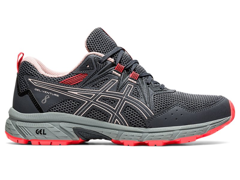 Asics Gel-ventuRE 8 (D) Tekaški Čevlji Ženske Sive Svetlo Koralne | SI2188-741