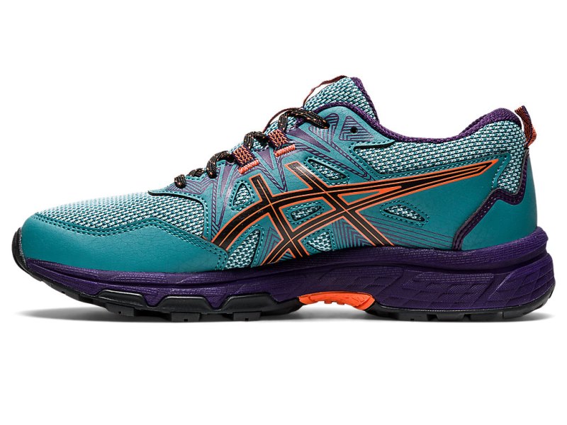 Asics Gel-ventuRE 8 Tekaški Čevlji Ženske Svetlo Modre Temno Zelene Oranžne | SI5286-158