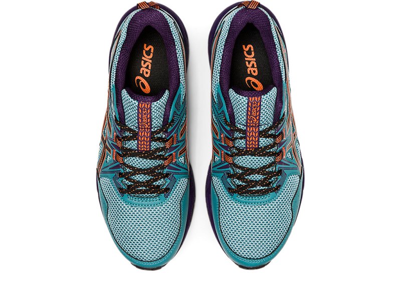 Asics Gel-ventuRE 8 Tekaški Čevlji Ženske Svetlo Modre Temno Zelene Oranžne | SI5286-158