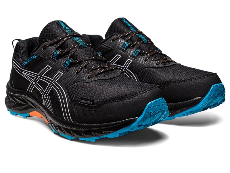 Asics Gel-ventuRE 9 Waterproof Tekaški Čevlji Moški Črne Vijolične | SI1311-874