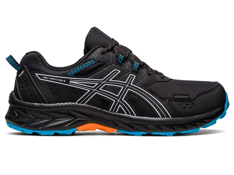 Asics Gel-ventuRE 9 Waterproof Tekaški Čevlji Moški Črne Vijolične | SI1311-874