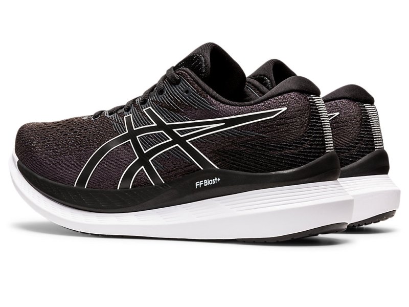 Asics Glideride 3 Tekaški Čevlji Ženske Črne Bele | SI0380-327