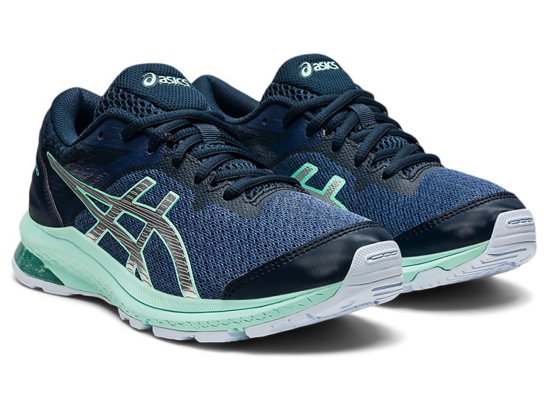 Asics Gt-1000 10 Tekaški Čevlji Otroški Modre Srebrne | SI2292-041