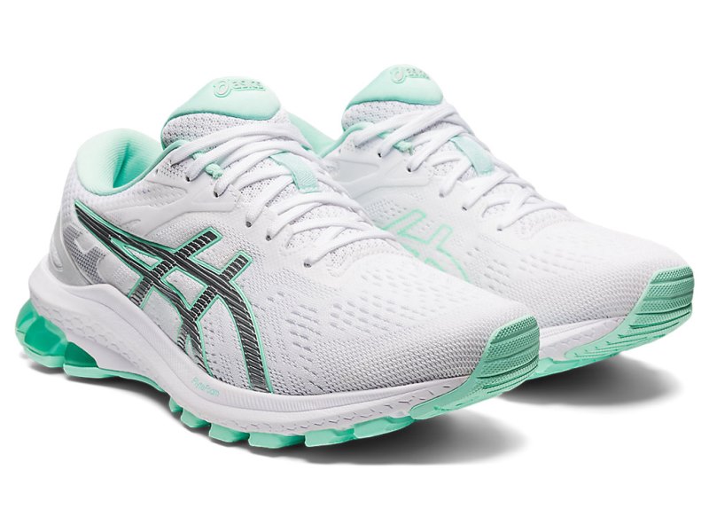 Asics Gt-1000 10 Tekaški Čevlji Ženske Bele Srebrne | SI0179-644