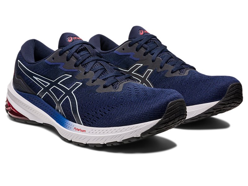 Asics Gt-1000 11 (2E) Tekaški Čevlji Moški Indigo Modre Črne | SI1699-426