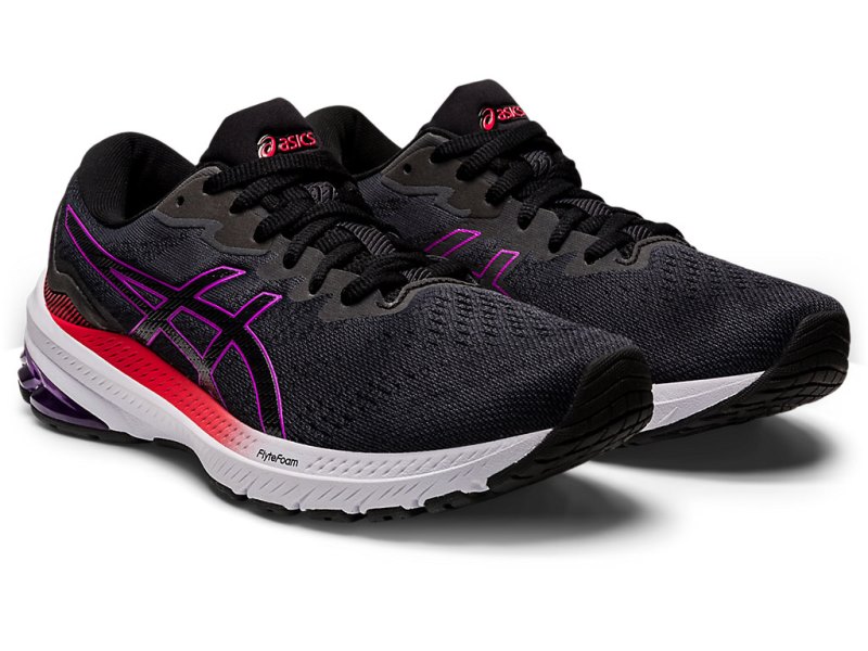 Asics Gt-1000 11 (D) Tekaški Čevlji Ženske Črne Vijolične | SI2561-387