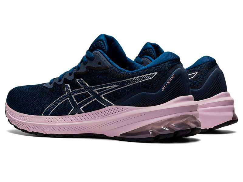 Asics Gt-1000 11 (D) Tekaški Čevlji Ženske Modre Roza | SI2982-767