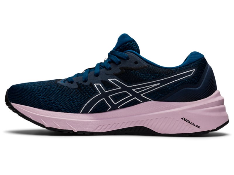 Asics Gt-1000 11 (D) Tekaški Čevlji Ženske Modre Roza | SI2982-767