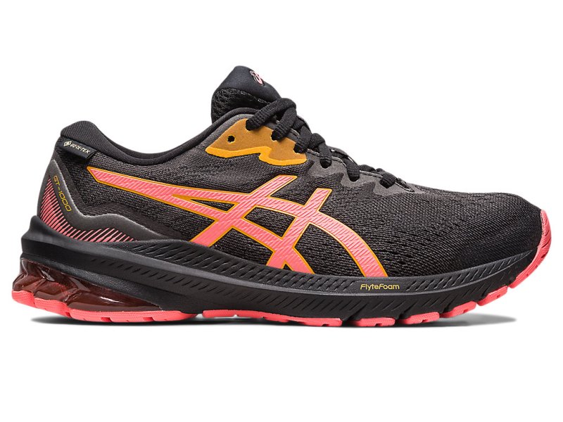 Asics Gt-1000 11 GTX Tekaški Čevlji Ženske Črne Koralne | SI7368-173