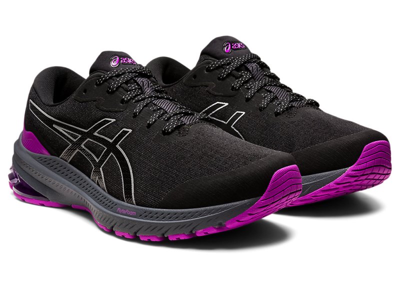 Asics Gt-1000 11 Lite-show Tekaški Čevlji Ženske Črne Vijolične | SI4131-271