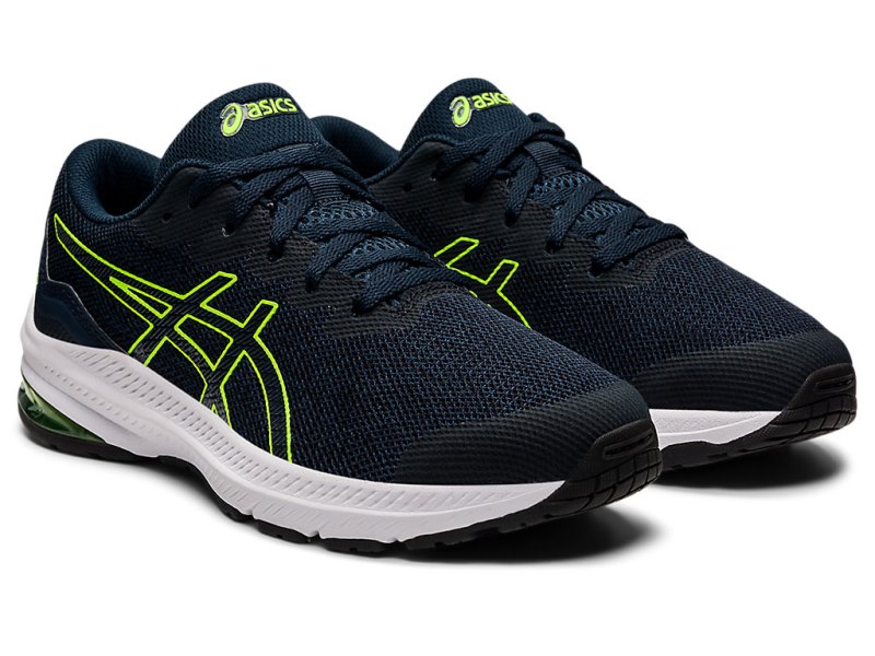 Asics Gt-1000 11 Športne Superge Otroški Modre Zelene | SI0830-202