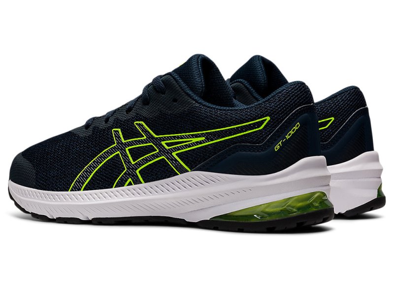 Asics Gt-1000 11 Športne Superge Otroški Modre Zelene | SI0830-202