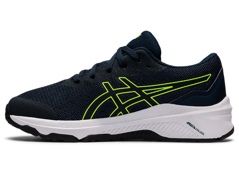 Asics Gt-1000 11 Športne Superge Otroški Modre Zelene | SI0830-202