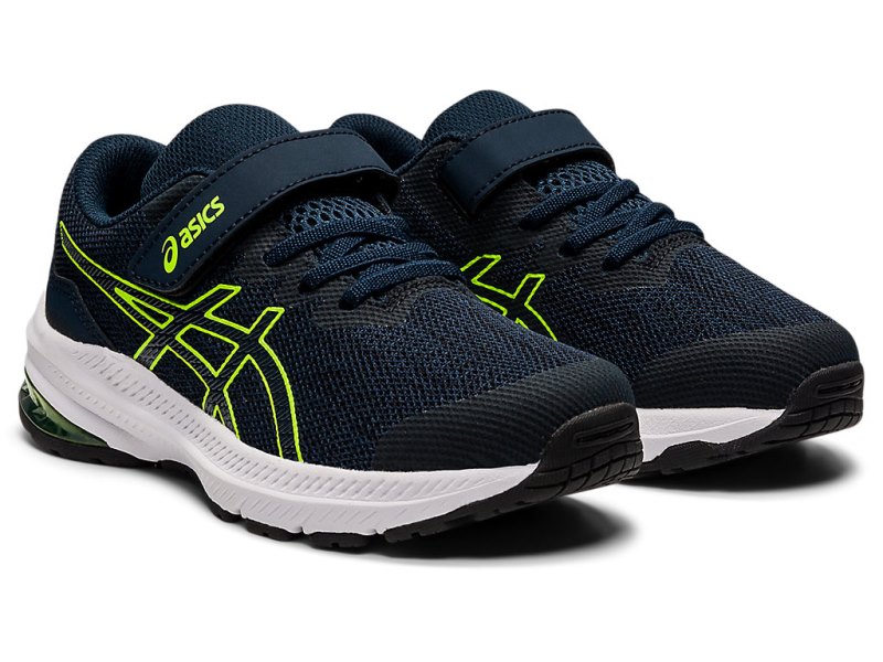 Asics Gt-1000 11 Športne Superge Otroški Modre Zelene | SI0898-181