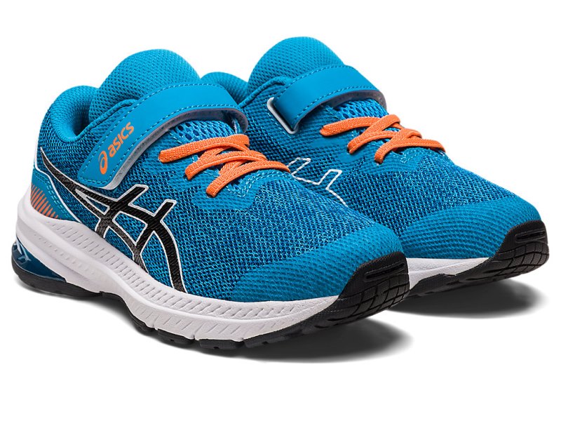 Asics Gt-1000 11 Športne Superge Otroški Modre Črne | SI6488-484