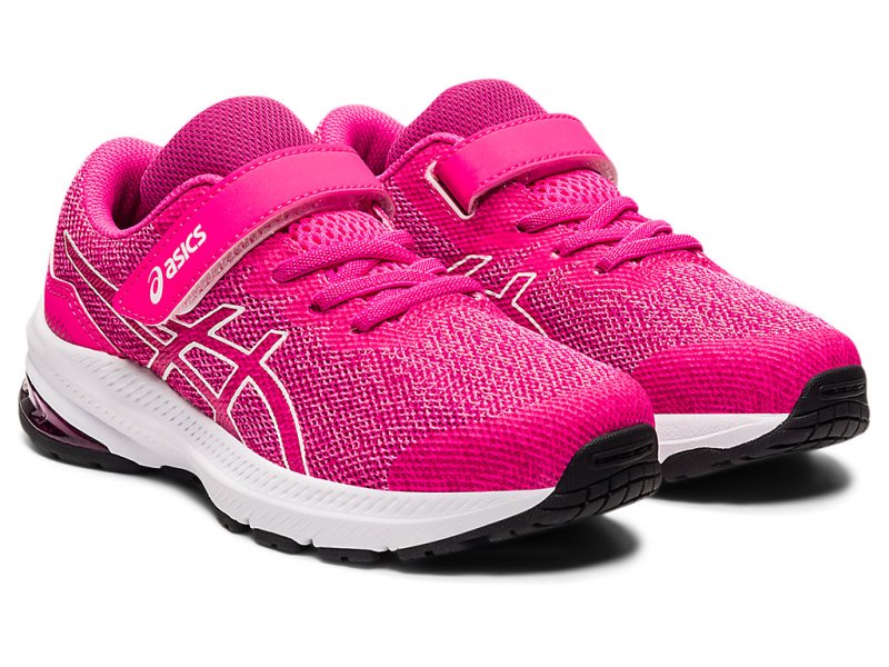 Asics Gt-1000 11 Športne Superge Otroški Roza Bele | SI2523-696