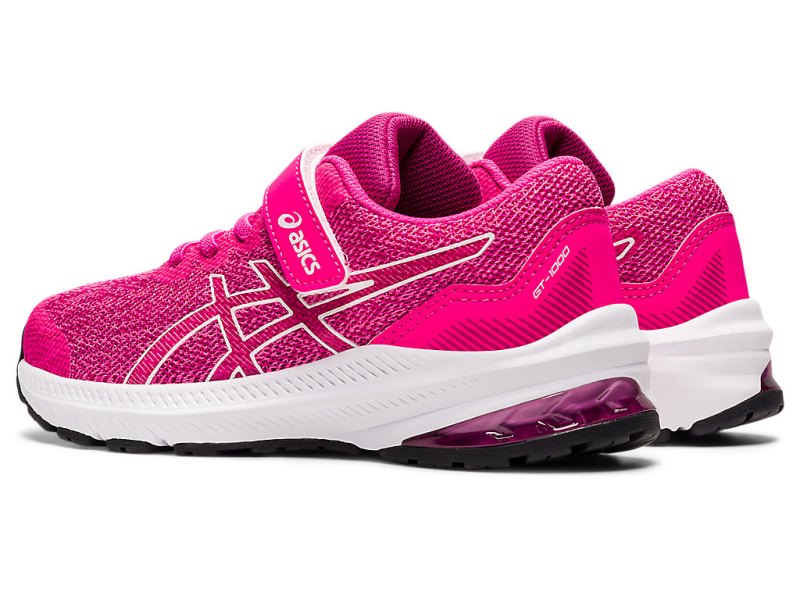 Asics Gt-1000 11 Športne Superge Otroški Roza Bele | SI2523-696