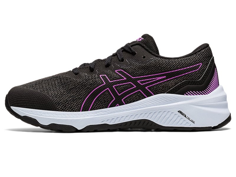 Asics Gt-1000 11 Športne Superge Otroški Temno Sive Vijolične | SI0436-774