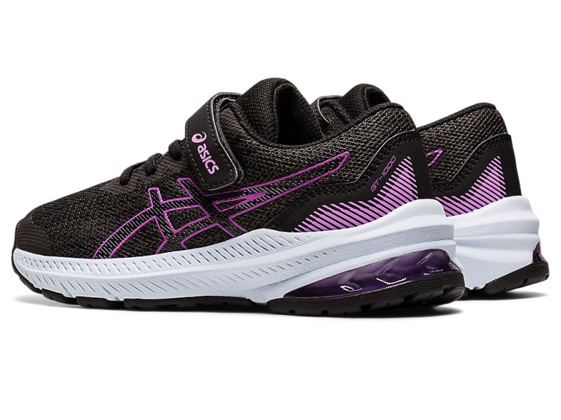 Asics Gt-1000 11 Športne Superge Otroški Temno Sive Vijolične | SI2886-773