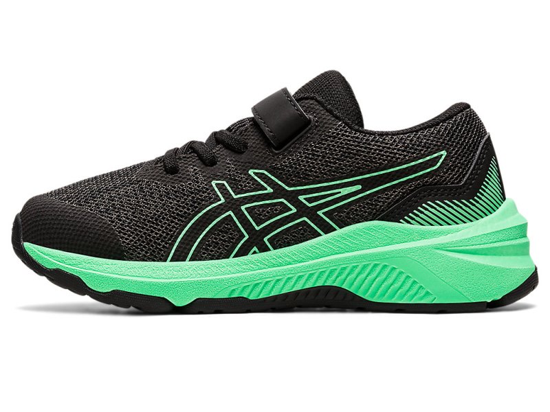 Asics Gt-1000 11 Športne Superge Otroški Temno Sive Turkizna | SI3011-191