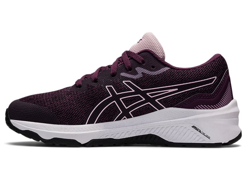 Asics Gt-1000 11 Športne Superge Otroški Temno Vijolične Roza | SI3271-558