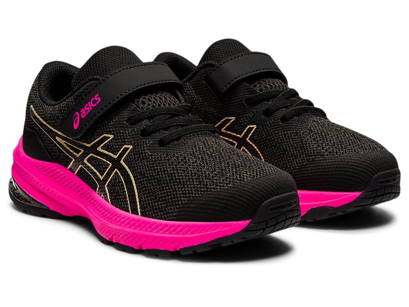 Asics Gt-1000 11 Športne Superge Otroški Temno Sive Rumene | SI8406-544